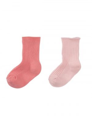 2-pak babysokken roze