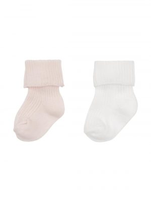 2-pak newborn sokken roze