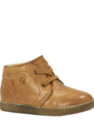 Falcotto leren babyschoenen cognac