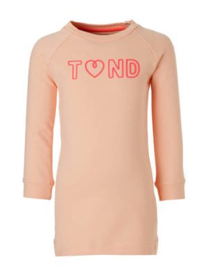 Tumble 'n Dry Lo sweatjurk Ethella met logo zalm