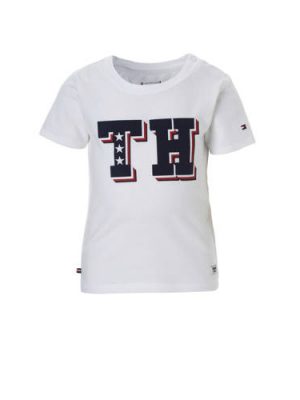 Tommy Hilfiger baby T-shirt met logo wit