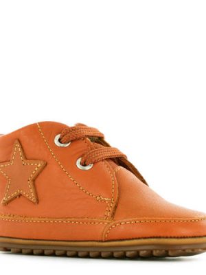 Shoesme leren babyschoenen met ster cognac