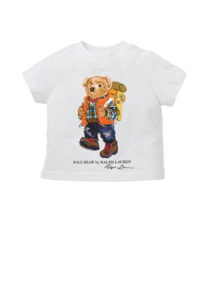 POLO Ralph Lauren baby T-shirt met print wit