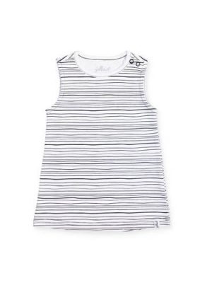 Jollein gestreepte baby jurk zwart/wit