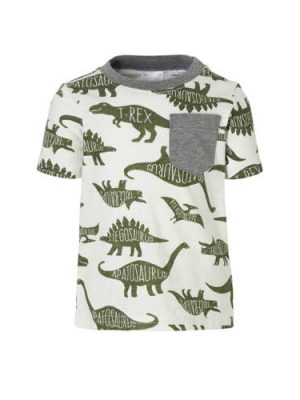 Carter's T-shirt met dino's ecru