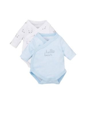 C&A Baby Club newborn baby romper Sprinkle met all over print mint