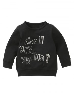 baby sweater zwart