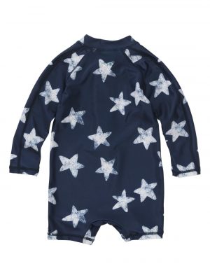 baby zwempak UV-beschermend donkerblauw