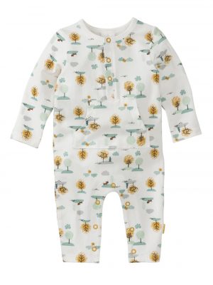 newborn baby jumpsuit gebroken wit