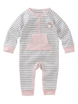 newborn jumpsuit roze