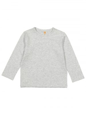 baby t-shirt met bamboe grijsmelange