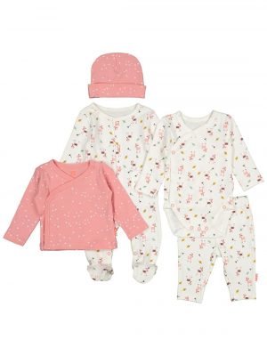newborn set - biologisch katoen gebroken wit