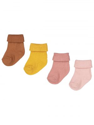 4-pak babysokken roze